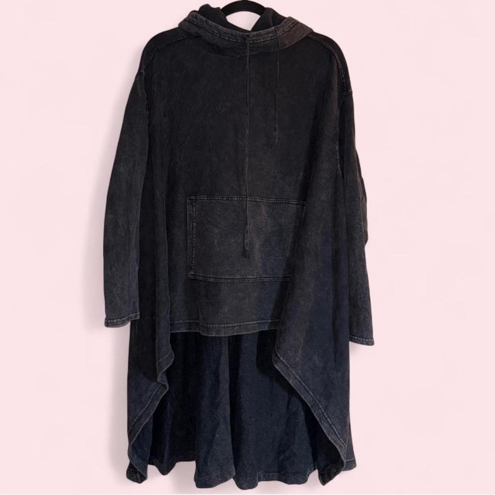 We The Free Black oversized hoodie